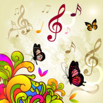 butterfly-music-vector